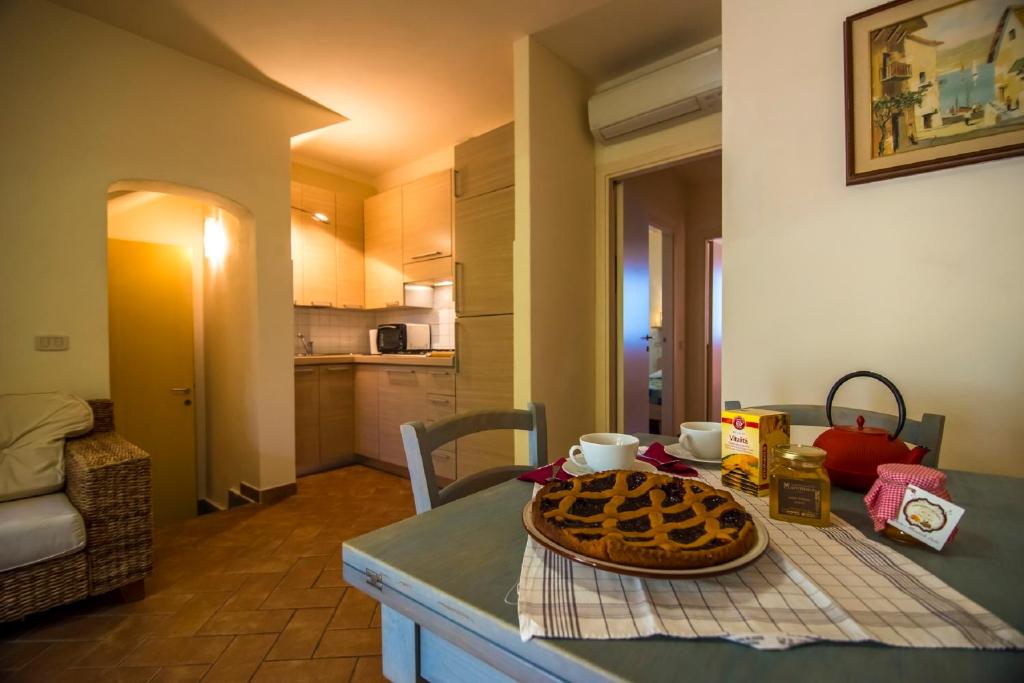 Kuchnia lub aneks kuchenny w obiekcie Appartamenti e Affittacamere Le Due Ruote