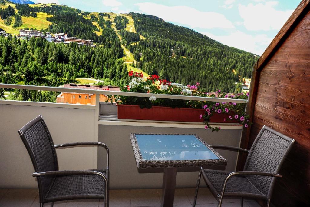 Nespecifikovaný výhled na hory nebo výhled na hory při pohledu z apartmánu