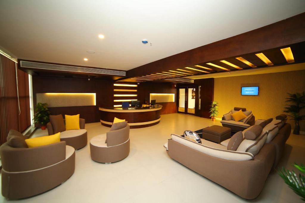 Posezení v ubytování Vavas Inn & Suites