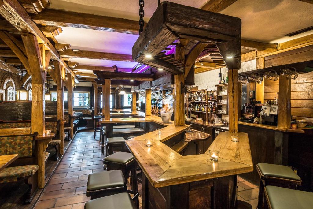 Lounge nebo bar v ubytování Hotel Garni Oberrhein