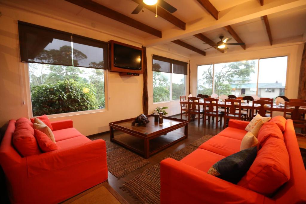 Posezení v ubytování Semilla Verde Boutique Hotel
