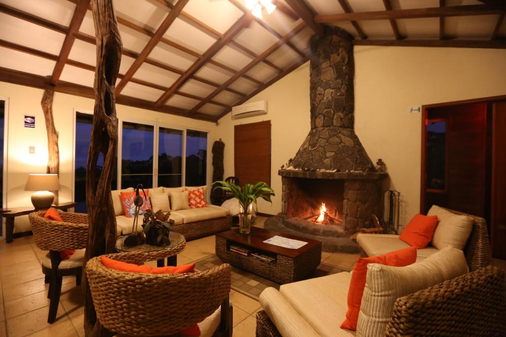 Posezení v ubytování Semilla Verde Boutique Hotel