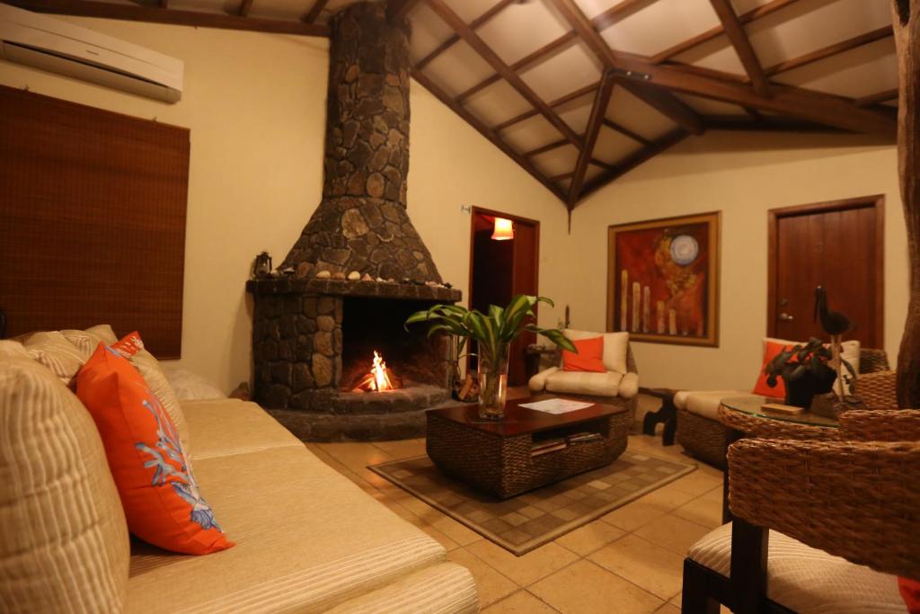 Posezení v ubytování Semilla Verde Boutique Hotel
