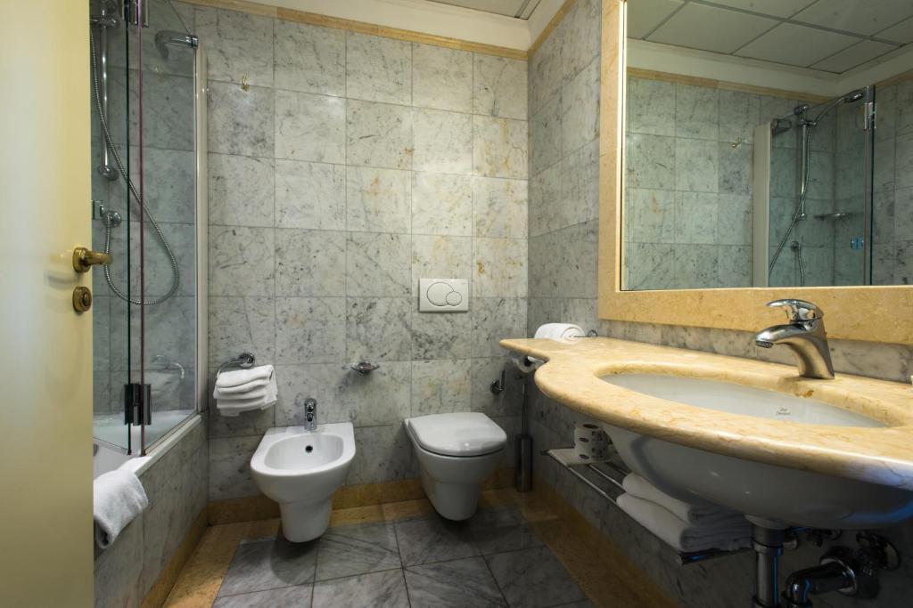 Koupelna v ubytování Hotel Villa Cappugi