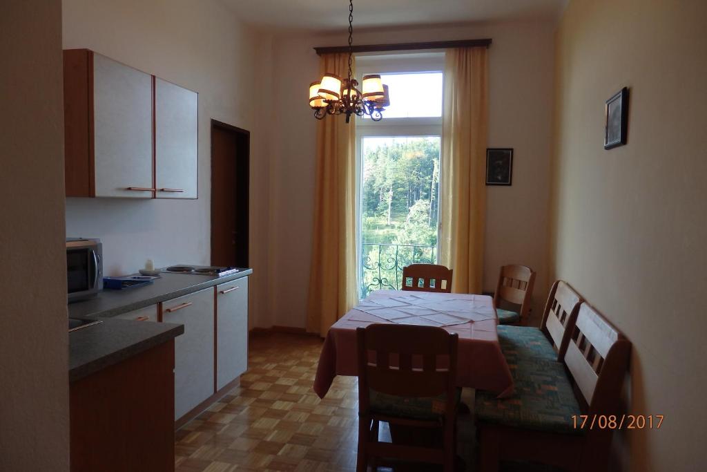 Kuchyň nebo kuchyňský kout v ubytování Hotel Restaurant Winterbach