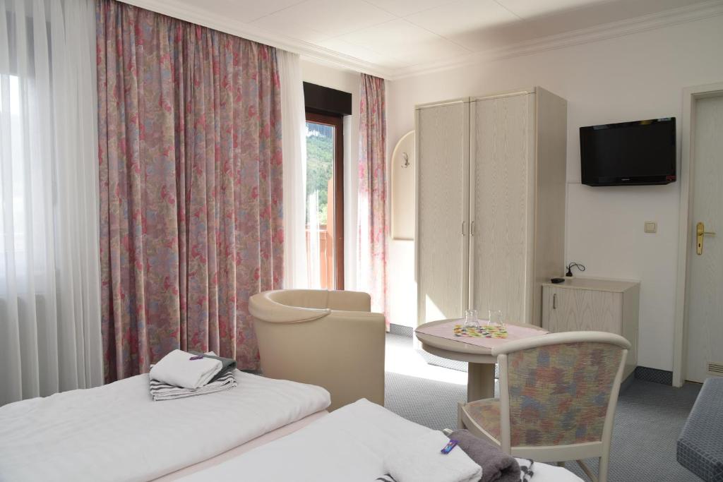 Letto o letti in una camera di Hotel Thüringer Wald