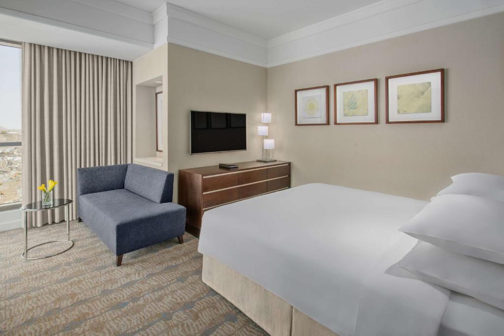 Letto o letti in una camera di Jabal Omar Hyatt Regency Makkah