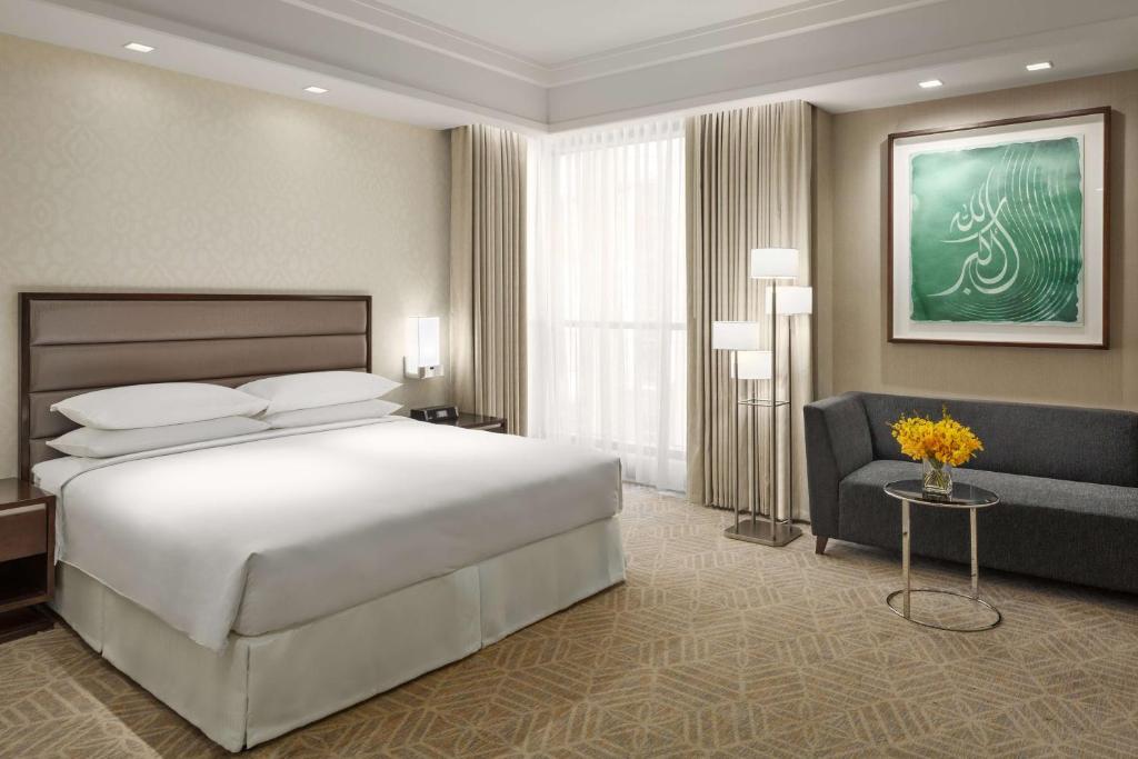 Letto o letti in una camera di Jabal Omar Hyatt Regency Makkah