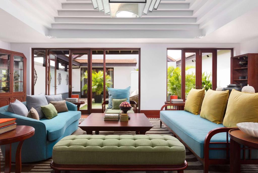 Posezení v ubytování Park Hyatt Siem Reap