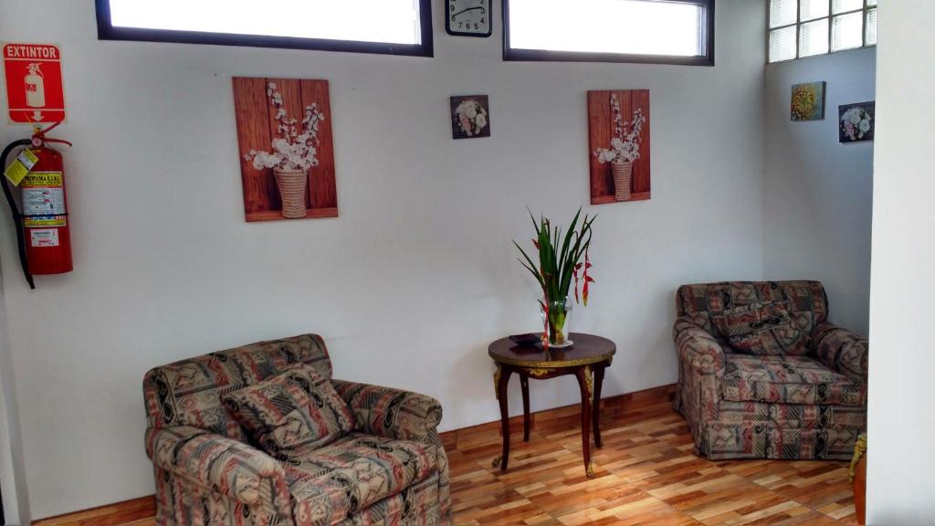 Posezení v ubytování Residencial Carlos