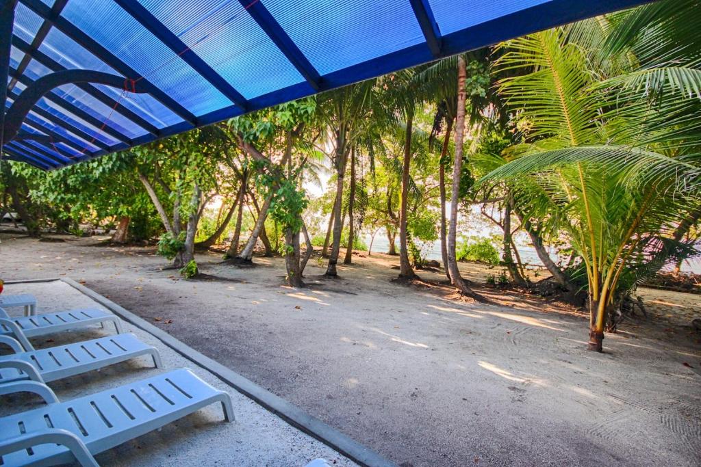 Zahrada ubytování Fulidhoo Ihaa Lodge
