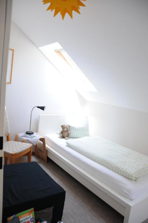 Postel nebo postele na pokoji v ubytování Hummelshof