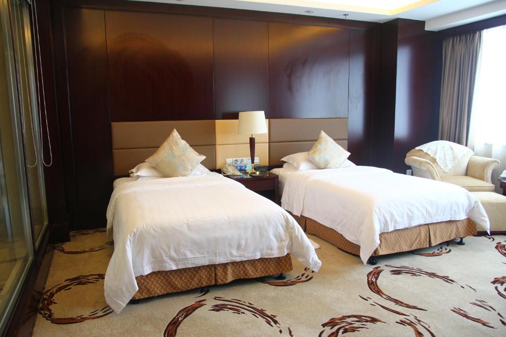 Huafang Jinling International Hotel Zhangjiagang - 豪华双胞胎房间