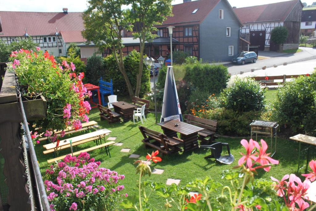 Zahrada ubytování Landgasthof Hotel Sauer