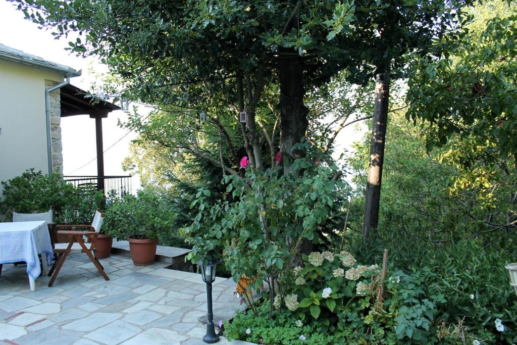 Vonkajšia záhrada v ubytovaní Guesthouse Kleopatra's