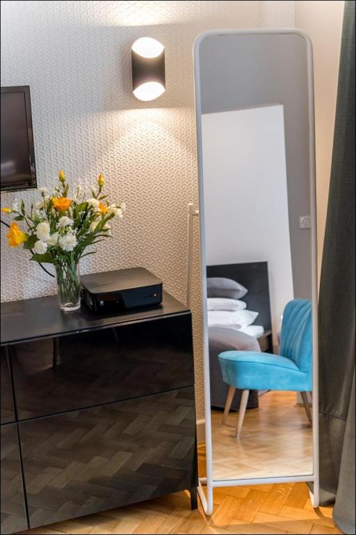 Posteľ alebo postele v izbe v ubytovaní P&O Apartments Poznańska