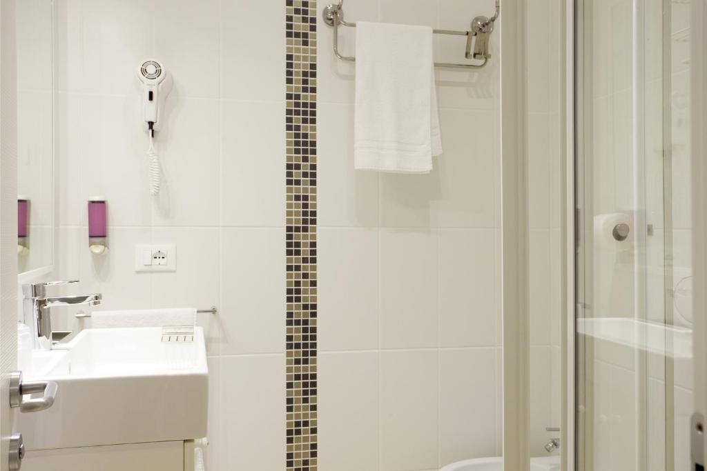 Koupelna v ubytování Hotel Speranza
