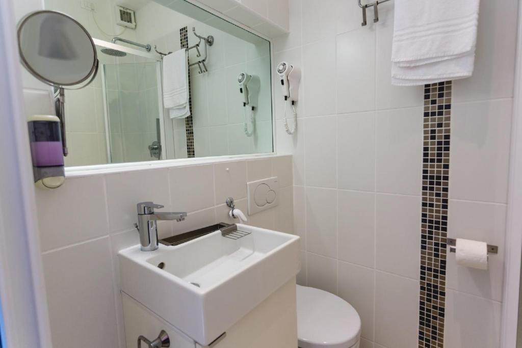 Koupelna v ubytování Hotel Speranza