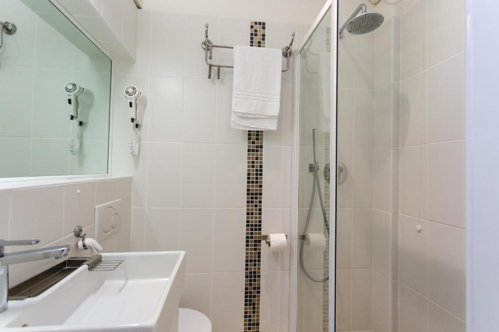 Koupelna v ubytování Hotel Speranza