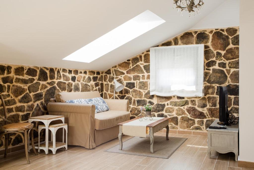 Posezení v ubytování Casa Rural Pico de los Haces