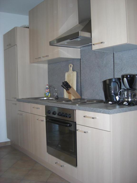 Kuchyňa alebo kuchynka v ubytovaní Ferienwohnung Prader