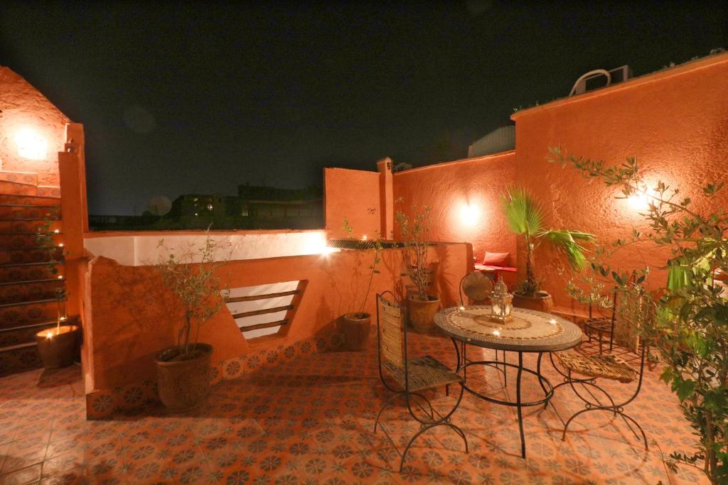 Patio nebo venkovní prostory v ubytování Riad Ibiza Star