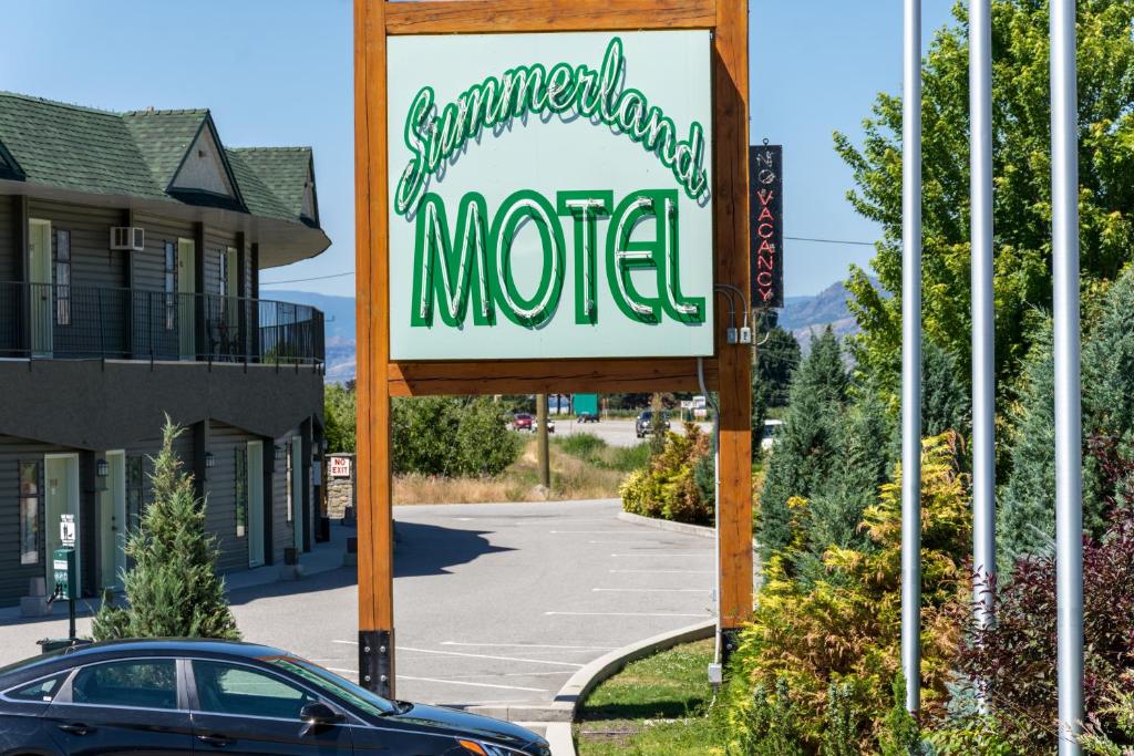 Certifikát, hodnocení, plakát nebo jiný dokument vystavený v ubytování Summerland Motel