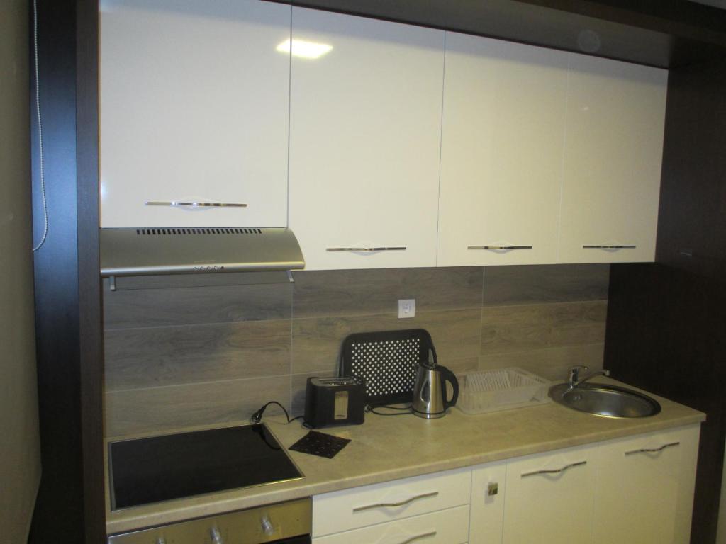 A kitchen or kitchenette at Genex Apartment