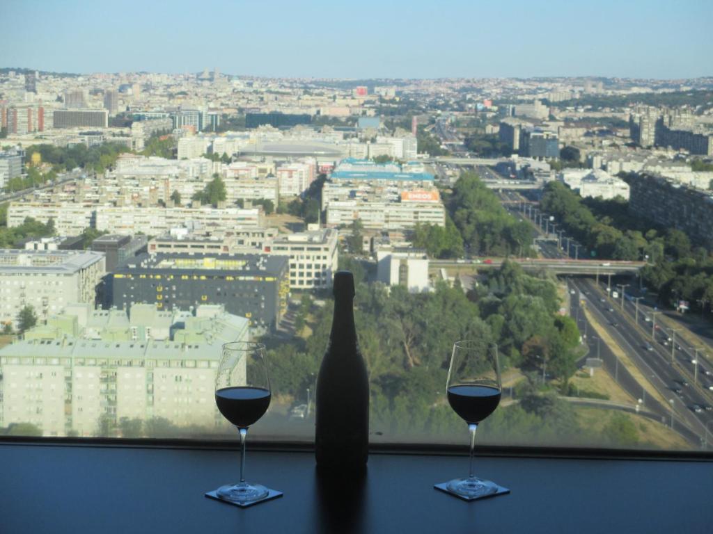 A general view of Belgrád or a view of the city taken from Az apartmant