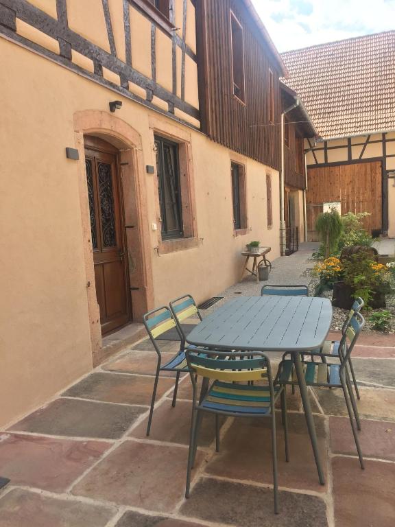 Patio nebo venkovní prostory v ubytování LA FERME D'ELISA