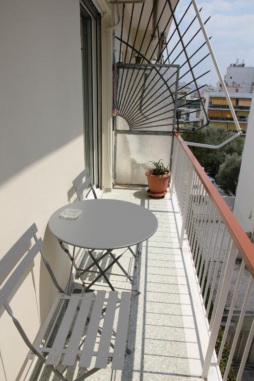 A balcony or terrace at Olga's Studio