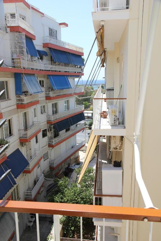 A balcony or terrace at Olga's Studio