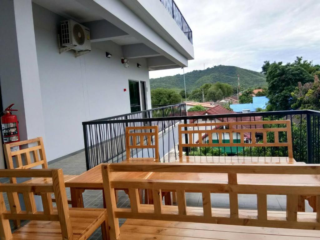 Balkón nebo terasa v ubytování Sor Kor Sor Resort