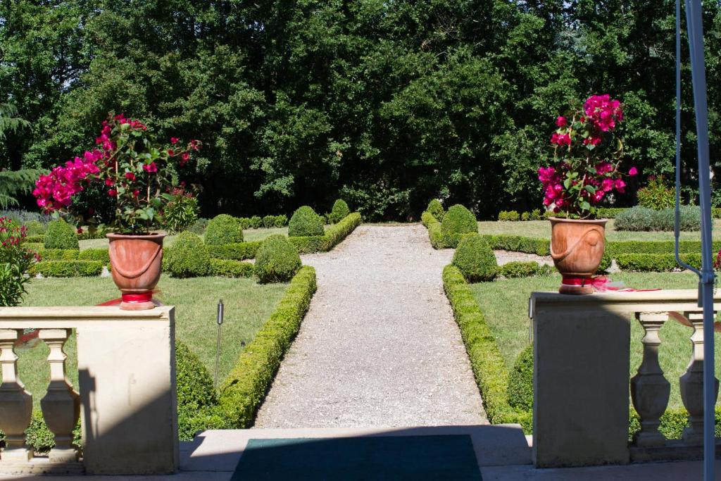 Zahrada ubytování Le Manoir Saint Jean