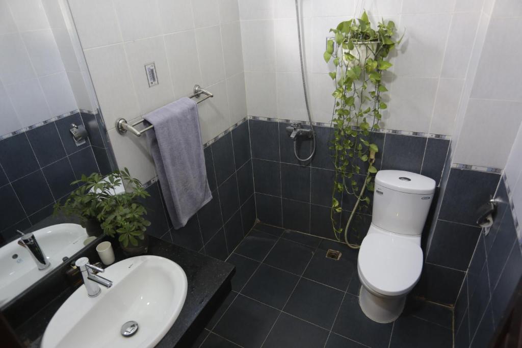 Koupelna v ubytování Hanoi Balcony Homestay