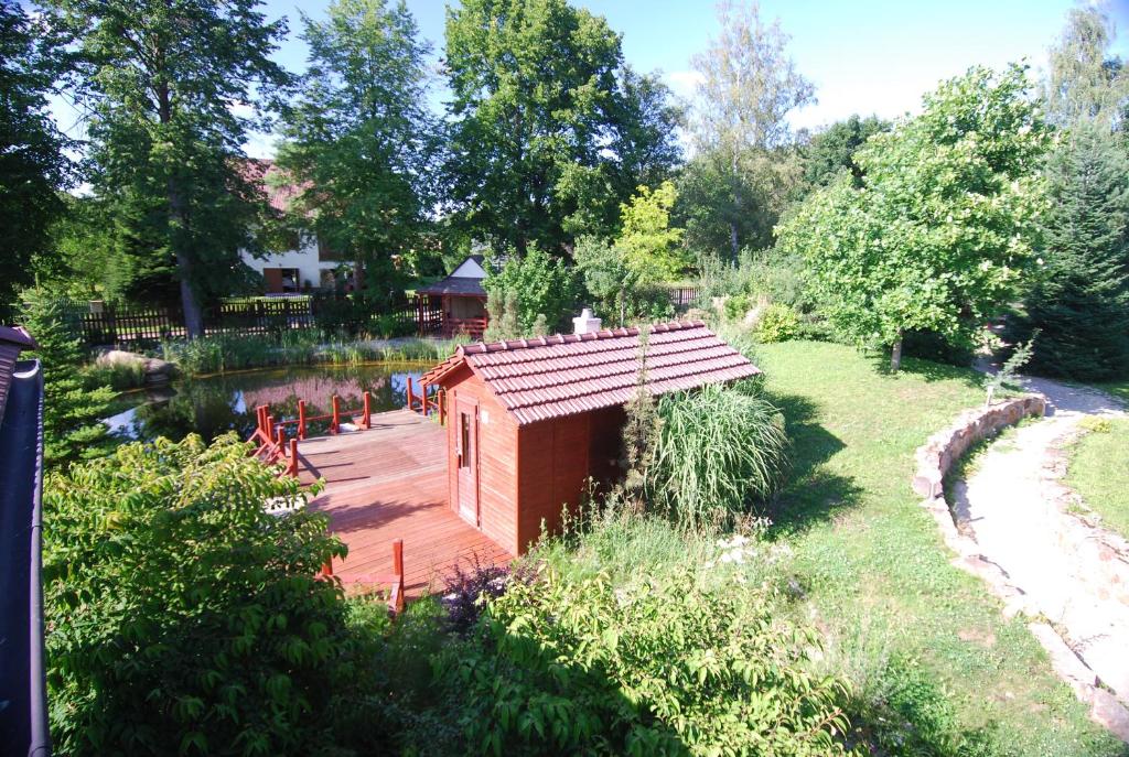 Zahrada ubytování Ivanek guest house
