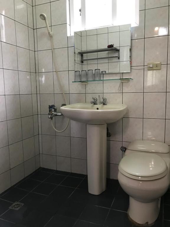 Koupelna v ubytování Jin Zu Cottage