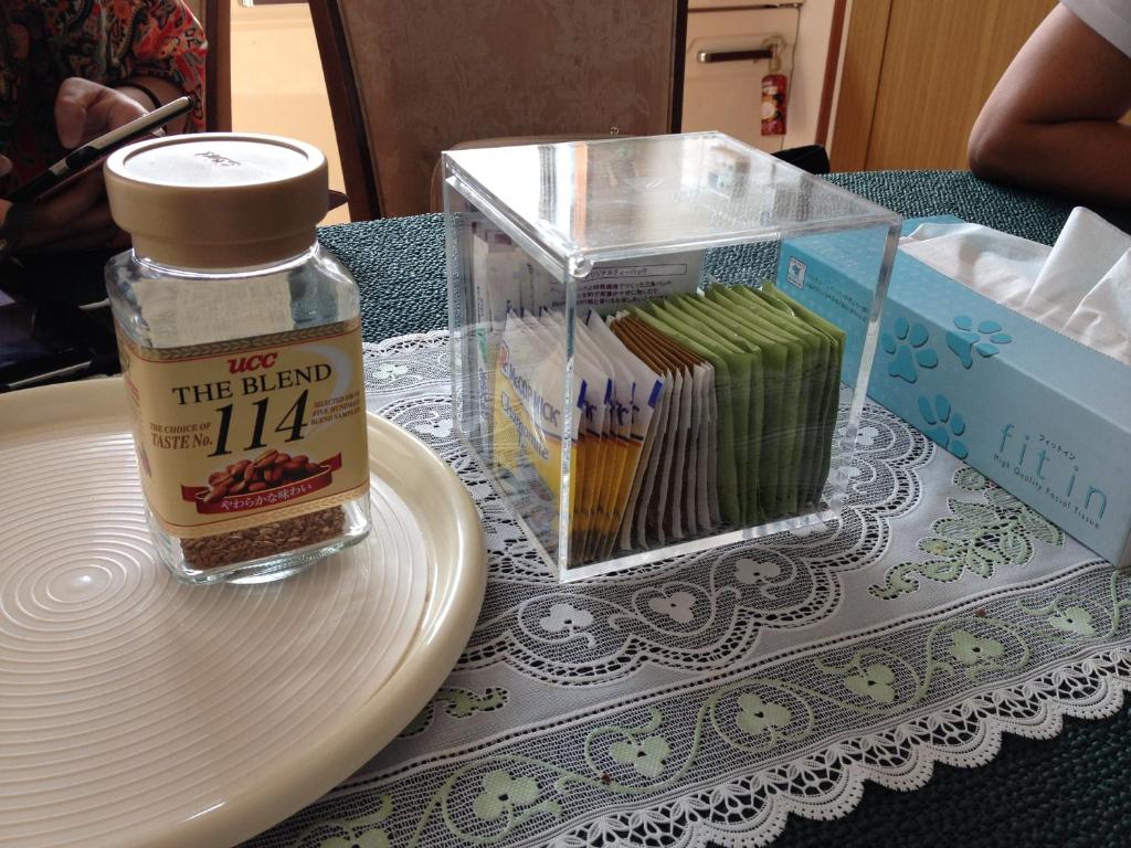 ゲストハウスの敷地内または近くでの食事または食べ物