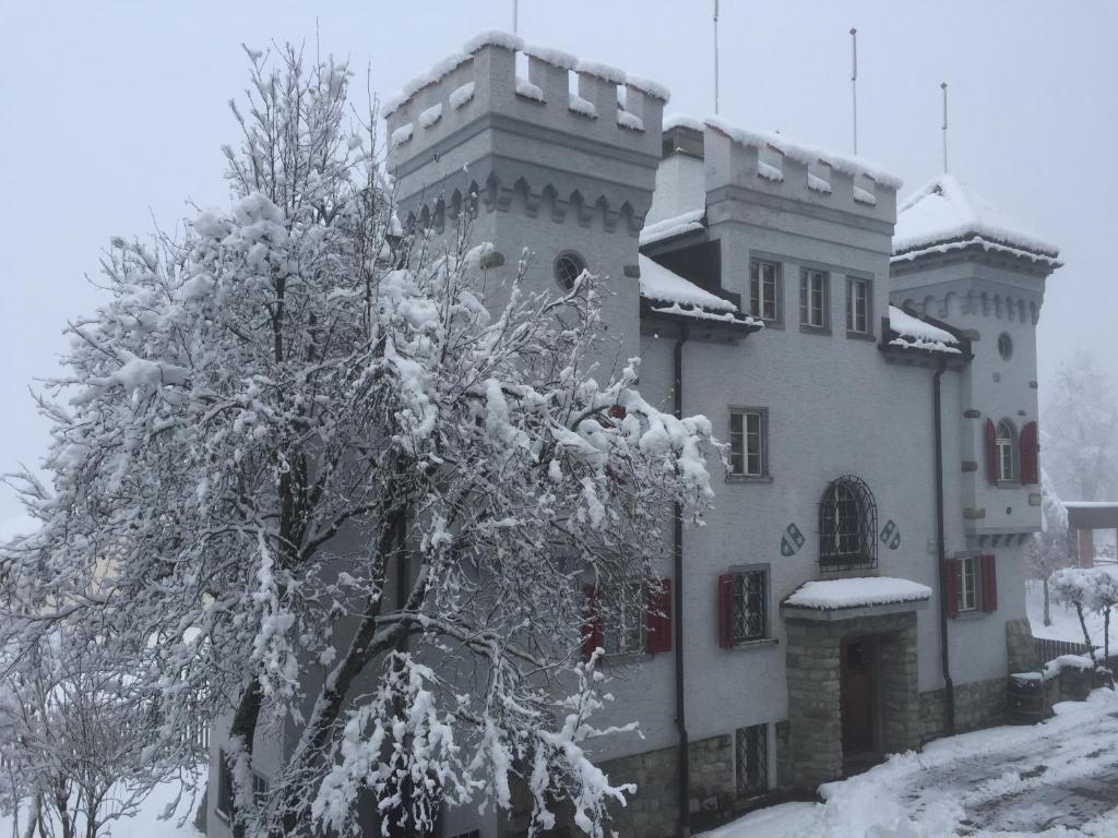 Disentis v zimě