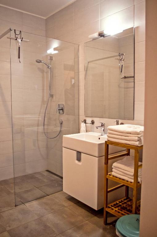 Kúpeľňa v ubytovaní Balokány apartman