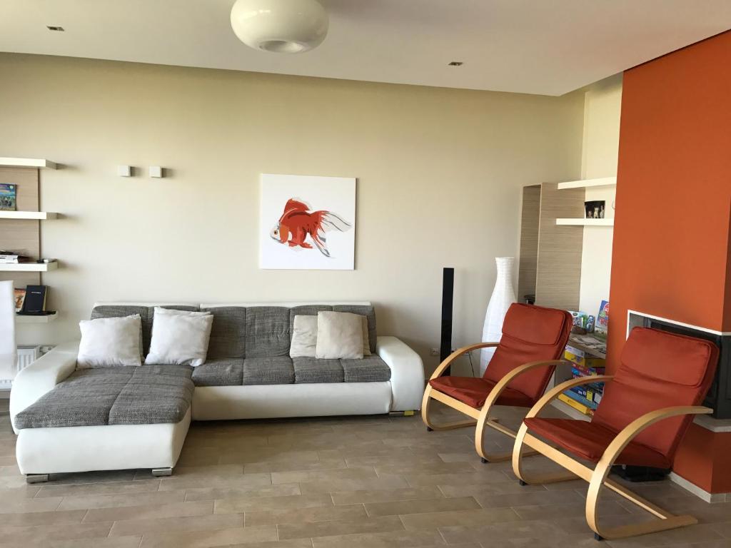 Posezení v ubytování Villa Balaton Beach Boglár