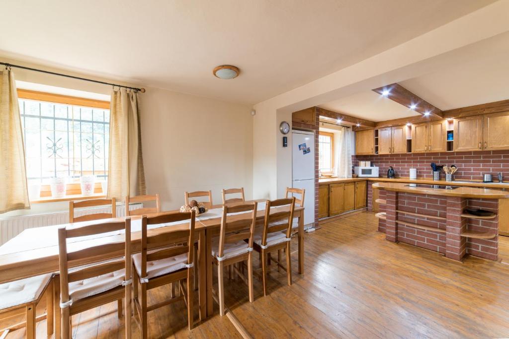 Kuchyň nebo kuchyňský kout v ubytování Holiday home Skalka