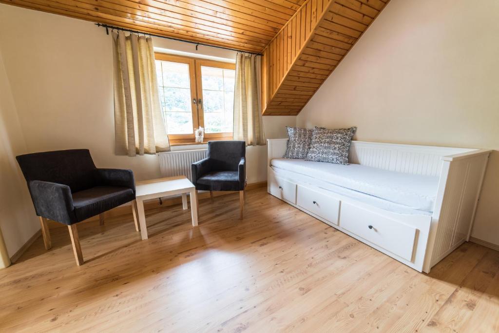Posezení v ubytování Holiday home Skalka
