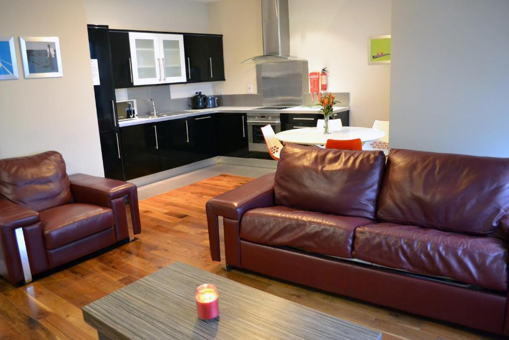 Posezení v ubytování Carrick Plaza Suites and Apartments
