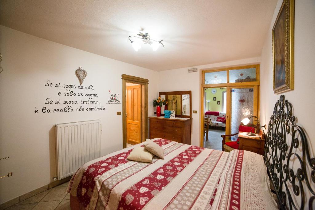 Posteľ alebo postele v izbe v ubytovaní Casa Zambelli