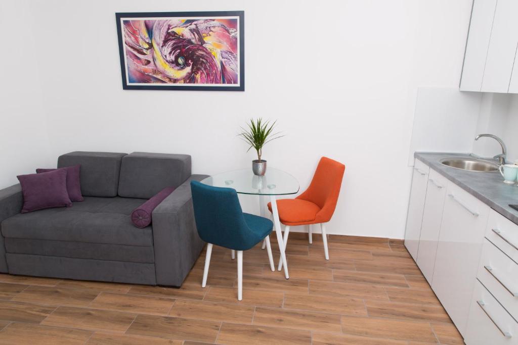 Posezení v ubytování Apartment Koral