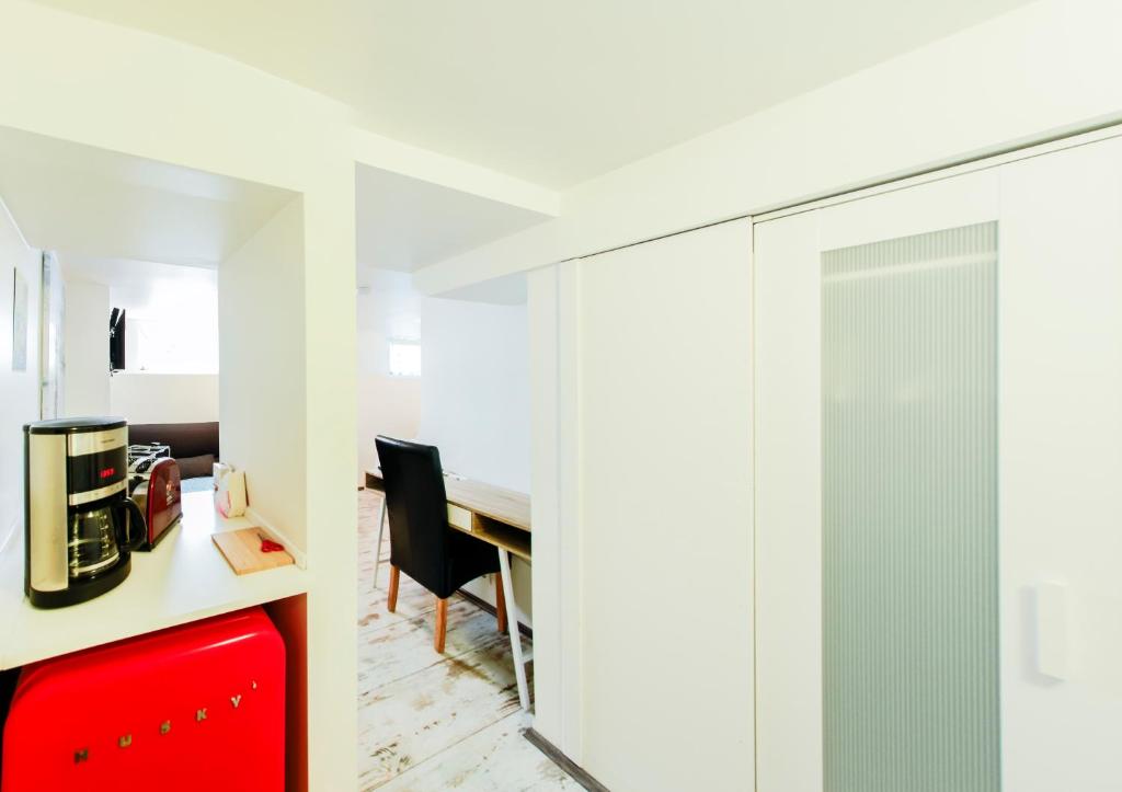 Kuchyň nebo kuchyňský kout v ubytování Guesthouse 77