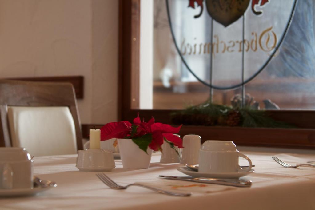 Restaurace v ubytování Hotel Oberschmied
