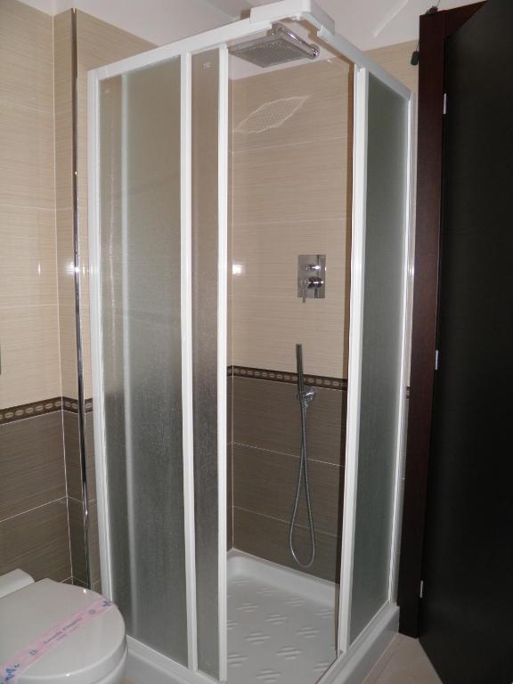 Koupelna v ubytování Hotel I Crespi