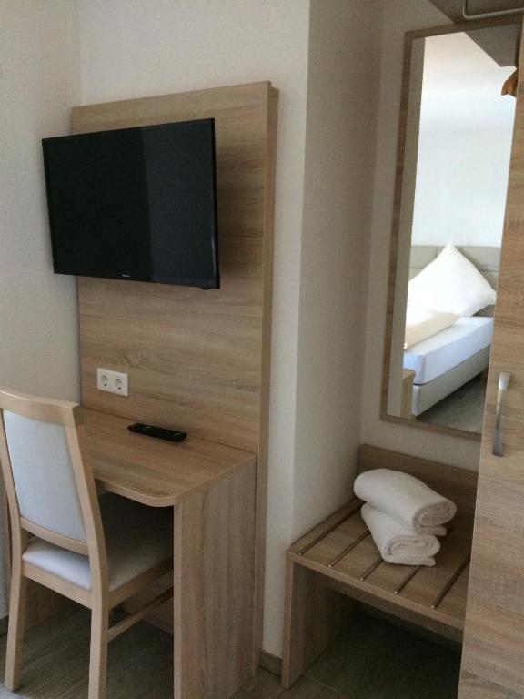 TV a/nebo společenská místnost v ubytování Hotel Mezzero